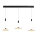 Lampa wisząca sufitowa LAUTADA 3 - punktowa czarny PaulNeuhaus - 2081-18