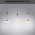 Lampa wisząca sufitowa LAUTADA 3 - punktowa czarny PaulNeuhaus - 2081-18