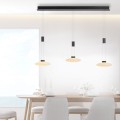 Lampa wisząca sufitowa LAUTADA 3 - punktowa czarny PaulNeuhaus - 2081-18
