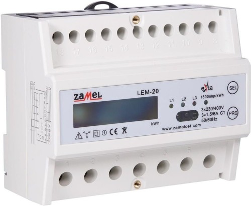 Monitor licznik energii 3-fazowy EXTA LEM-20 LCD Zamel 