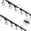  Zestaw szynowy 1-obwodowy NEXTRACK GO 4xGU10 1m 003725 czarny Kobi 