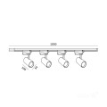  Zestaw szynowy 1-obwodowy NEXTRACK GO 4xGU10 1m 003724 biały Kobi 