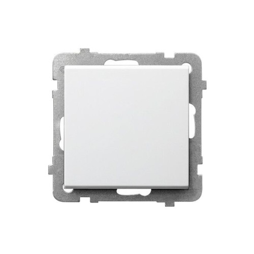 Łącznik jednobiegunowy Biały mat - ŁP-1R/m/75