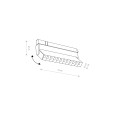 Reflektor LED LVM magnetic FOCUS LED 9W 880lm 4000K 11635 Nowodvorski