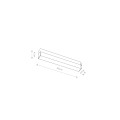 Reflektor LED LVM magnetic LINE LED 9W 400lm 3000K 11638 Nowodvorski