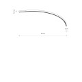 Oprawa liniowa elastyczna FLEX LINE LED 6W 3000K 180lm 100° 50cm czarna system niskonapięciowy NANO-LVM 11723 Nowodvorski