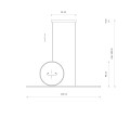 Lampa wisząca LINEO LED 11885 Nowodvorski