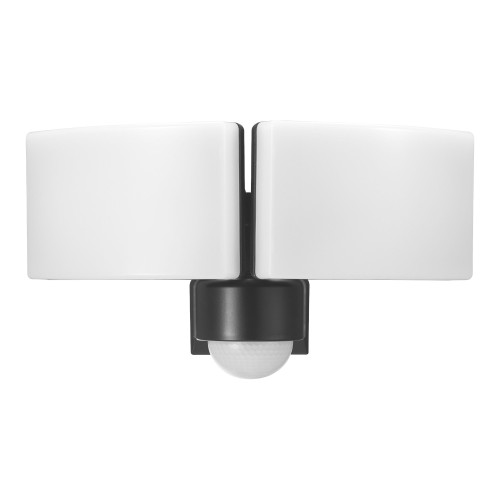 Naświetalcz LED z czujnikiem ruchu oprawa elewazyjna zewnętrzna szary 2x20W Ip65 regulowana