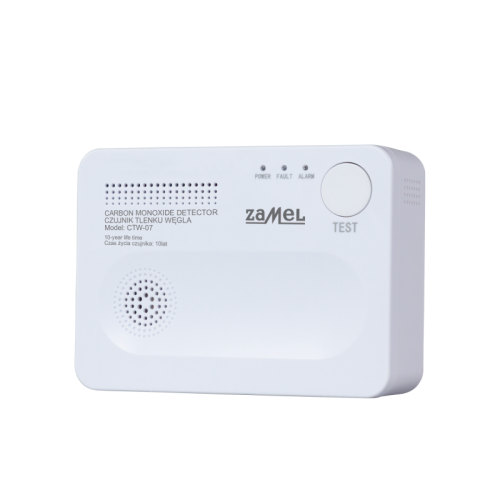 Czujnik tlenku węgla (czadu) bateryjny CTW-07 ZAMEL