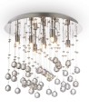 Lampa sufitowa MOONLIGHT PL8 zlota 080932 Ideallux