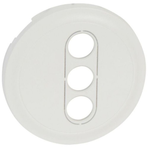 Plakietka biała do gniazd 3XRCA/YUV/S-V 068213 Legrand