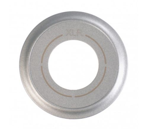 Plakietka gniazda XLR 068535 kolor tytanowy Legrand