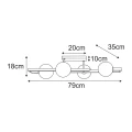 Lampa wisząca K-5766 z serii EMIR Kaja Lighting