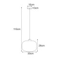 Lampa wisząca K-5661 z serii CAMPO Kaja Lighting