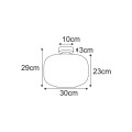 Lampa sufitowa K-5643 z serii SPARTA Kaja Lighting