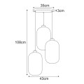 Lampa wisząca K-5756 z serii SILVA Kaja Lighting