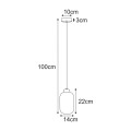 Lampa wisząca K-5730 z serii VILAR Kaja Lighting