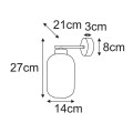 Kinkiet K-5737 z serii VILAR Kaja Lighting
