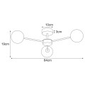 Lampa sufitowa K-5713 z serii JUKON Kaja Lighting