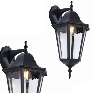 Kinkiet zewnętrzny K-5006A DOWN czarna z serii LOZANA | KAJA