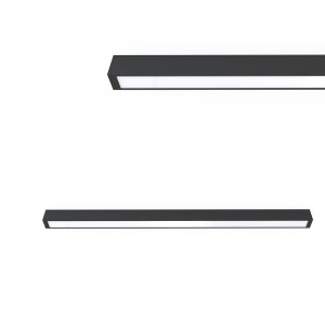 Lampa sufitowa STRAIGHT LED BLACK 120 czarna ze stali lakierowanej Nowodvorski Lighting