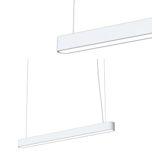Lampa wisząca SOFT LED WHITE 90x6 podłużna biała do biura gabinetu Nowodvorski