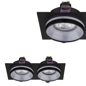 Lampa sufitowa oczko wpuszczane JET CZARNY EYE 2* GU 10 6925 TK Lighting