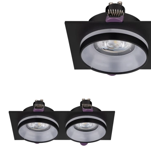 Lampa sufitowa oczko wpuszczane JET CZARNY EYE 2* GU 10 6925 TK Lighting