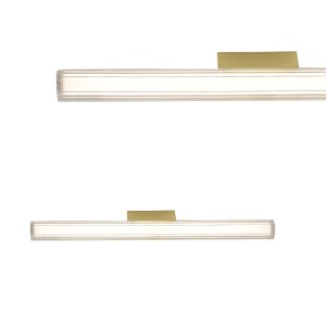 Kinkiet ścienny Linea LED CCT IP44 złoty LP-0510/1W-61 GD Light Prestige