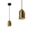Metalowa lampa wisząca Nilo złota 1xGU10 LP-0110/1P GD Light Prestige