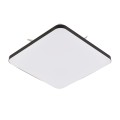 Plafon BABILON kwadratowy średni czarny 4000K barwa neutralna LP-335/1C M 4BK square Light Prestige