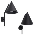 Kinkiet ścienny CONO E27  Czarny - klosz stal lakierowana 10041 TK Lighting