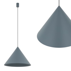 Lampa wisząca ZENITH L umbra blue IP20 11484 Nowodvorski