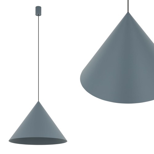 Lampa wisząca ZENITH L umbra blue IP20 11484 Nowodvorski