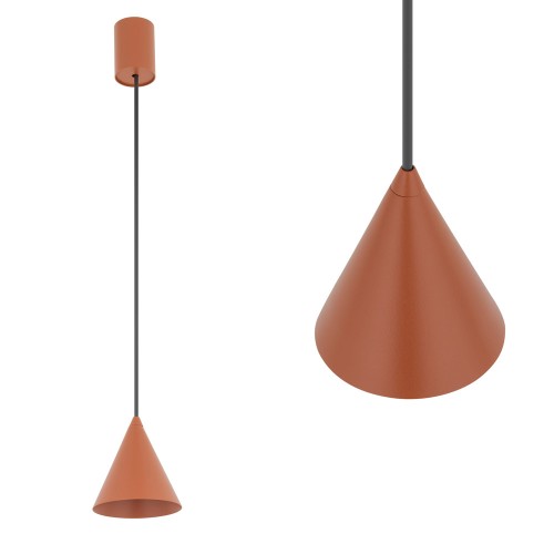 Lampa wisząca ZENITH XS terracotta IP20 11456 Nowodvorski