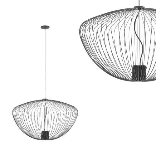 Lampa wisząca PUMPKIN L Szary 11252 Nowodvorski Lighting