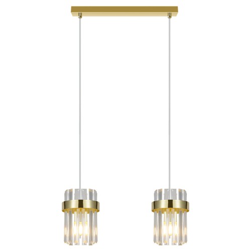 Lampa wisząca Vetro złota 2xE14 LP-2910/2L GD Light Prestige