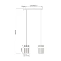 Lampa wisząca Vetro złota 2xE14 LP-2910/2L GD Light Prestige