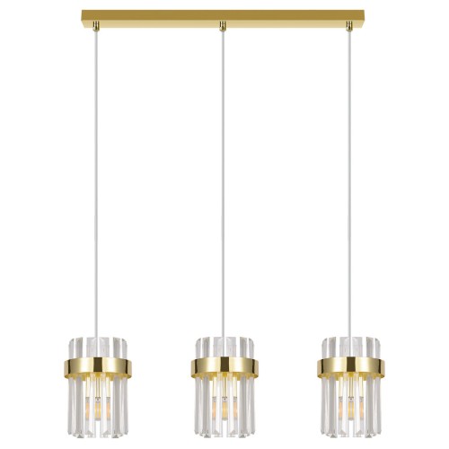 Lampa wisząca Vetro złota 3xE14 LP-2910/3L GD Light Prestige