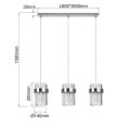 Lampa wisząca Vetro chrom 3xE14 LP-2910/3L CH Light Prestige