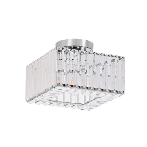 Kwadratowy plafon Vetro chrom 1xE27 LP-2910/1C CH square Light Prestige