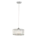 Okrągła lampa wisząca Vetro chrom 1xE27 LP-2910/1P CH round Light Prestige