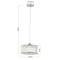 Okrągła lampa wisząca Vetro chrom 1xE27 LP-2910/1P CH round Light Prestige