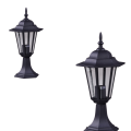 Niska zewnętrzna lampa stojąca K-5009S czarna z serii STANDARD | KAJA