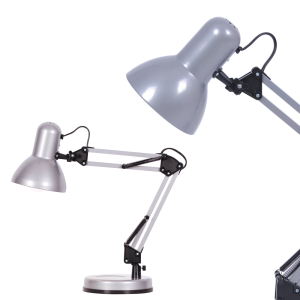 Lampka biurkowa K-MT-COSMO srebrna z serii COSMO | KAJA