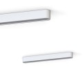 Lampa sufitowa SOFT LED WHITE 60x6 biała o szerokości 63cm i zaokrąglonych bokach Nowodvorski Lighting