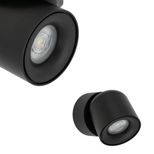 Reflektorek spot natynkowy OSCAR czarny IP54 11346 Nowodvorski