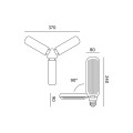 Żarówka do uprawy roslin,  wspomagająca wzrost i kwitnienie 24W LED E27 PLANTY Kobi Design