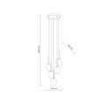 PEARL MIX LAMPA WISZACA 5XG9 10844 TK Lighting