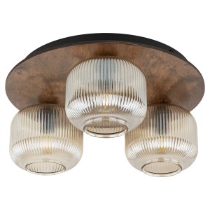 SALVIA BROWN LAMPA SUFITOWA 3XE14 11068 TK Lighting